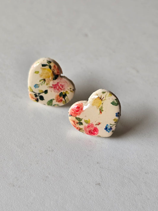 Small Heart Studs